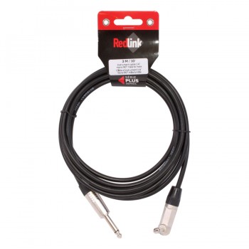 RedLink Câble 1/4 po. mâle à mâle à angle droit - 3 mètres