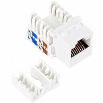 RedLink RJ45 Modular Keystone Jack - Category 6 - White