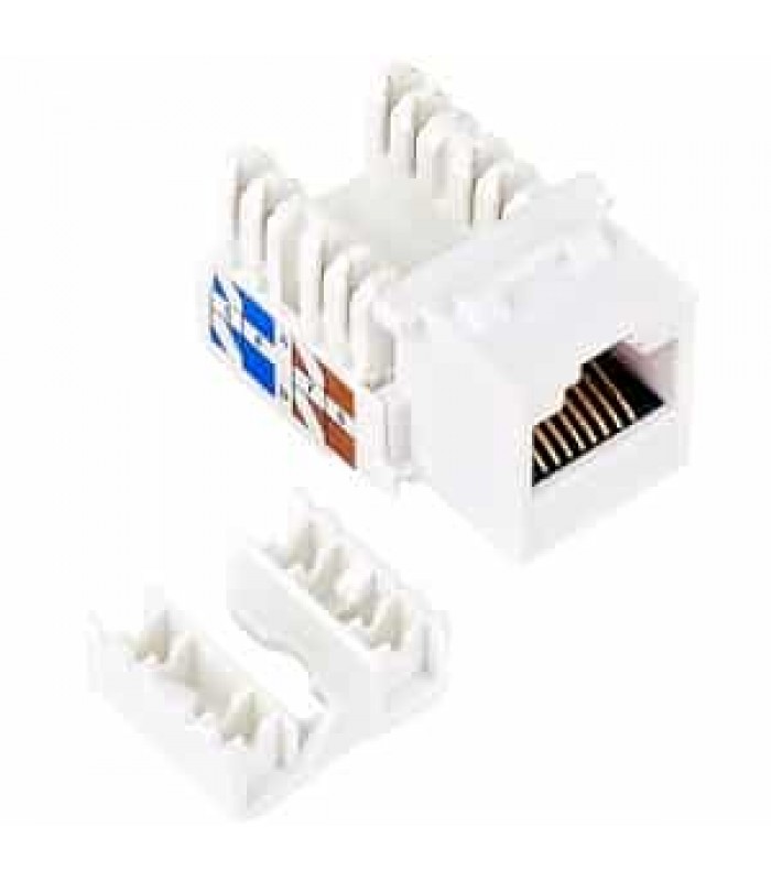 RedLink RJ45 Modular Keystone Jack - Category 6 - White