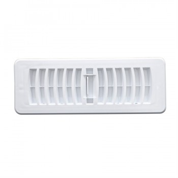 Plastic Floor Register 3in x 10in White