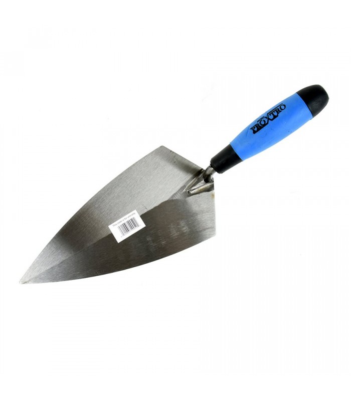 Pro-X-Tro Trowel Brick Laying 11in one piece Soft Blue Handle