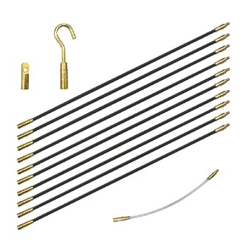 Fiberglass Wire Fishing Stick Kit - 13 Pieces