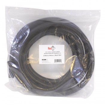 RedLink Split Loom Tube - 19 mm (3/4") - 5 m - Black
