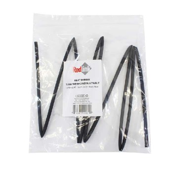 RedLink Gaine thermorétractable - 3 mm (1/8") - 1.2 m - Noir