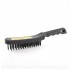 ToolTech Brosse métallique 4 rangées x 16 po manche en plastique