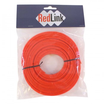 RedLink PET Expandable Braided Sleeving - 20mm (3/4") Diameter - 10m -Orange
