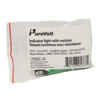PureVolt Témoin lumineux 120V - Vert