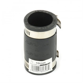 Raccord flexible 1-1/4 po x 1-1/4 po argile à fonte ou plastique