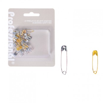 Professional Safety Pins assorted - 40 pack