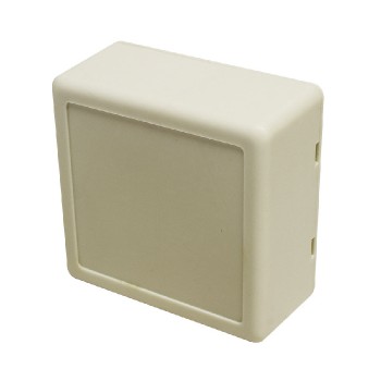 PureVolt Boîtier en plastique ABS - 58 x 56 x 28 mm - Ivoire