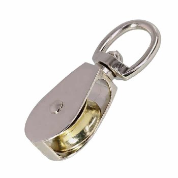 3/4 in Swivel Eye Single Pulley - 25 lbs Capacity