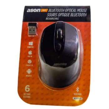 Ason Tech 6-Buttons Wireless Optical Mouse - Bluetooth