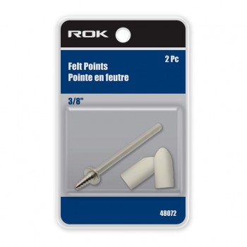 Roue en feutre en pointe 2 PC ROK avec mandrin