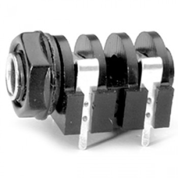 Prise 6.3mm Fem. Mono Isolée Au Châssis