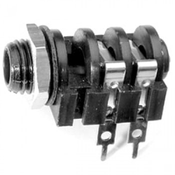 Prise 6.3mm Fem. Mono Isolée Au Châssis A-1144C