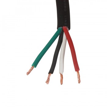 "Cabtire" Wire SJOOW 4c/16 AWG - Black - Sold by metre