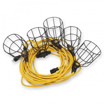 RedTools Job Site String Lighting – 15 metres