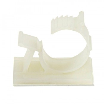 RedTools Attache ajustable adhésive pour câble - 1/2 po. - Blanc - Paquet de 10