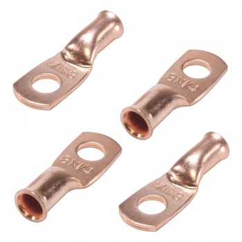 PureVolt 8 AWG Lug Terminal for 1/4 in. Screws - Pack of 4