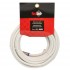 RedLink RG6 Coaxial Cable with F-Type Connectors - 77% Shielded - FT4 - White - 7m