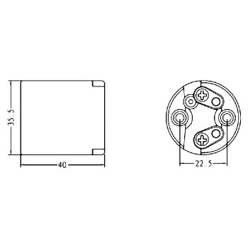 PureVolt Porcelain Lampholder E26