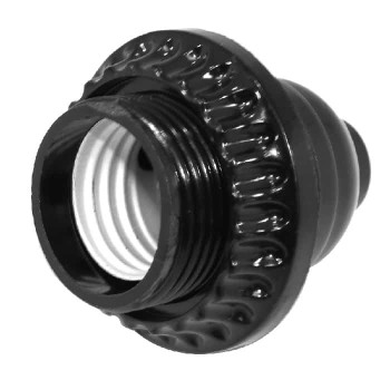 PureVolt Phenolic Lampholder E26 With Ring