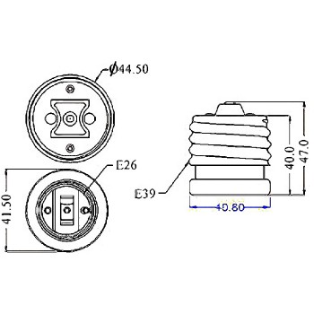 PureVolt E39 to E26 Reducer