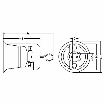 PureVolt waterproof lampholder E26