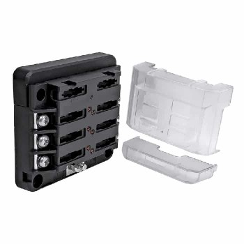 PureVolt Boîtier de jonction modulaire pour fusible à lame - 6 voies