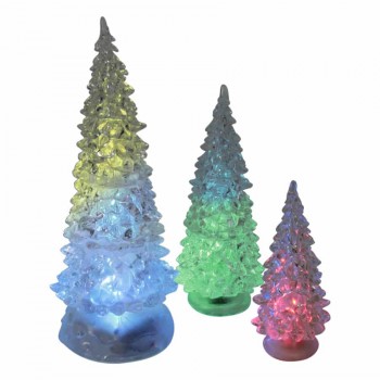 Ason Decor Christmas Trees with LED - Pack of 3
