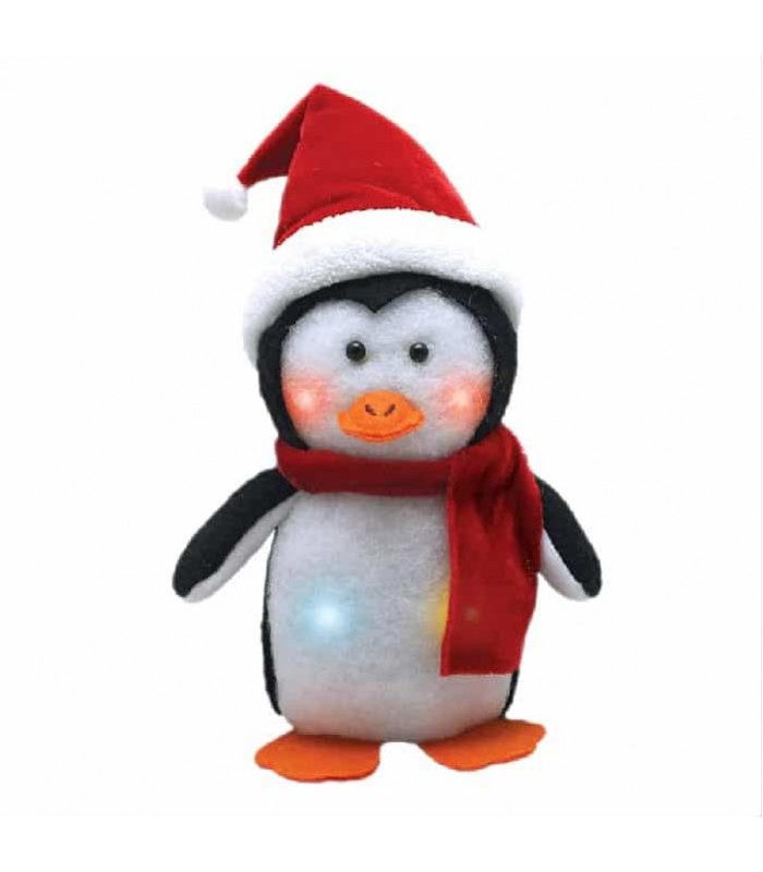 Ason Decor Pingouin en coton avec lumière DEL - 15 cm (6)