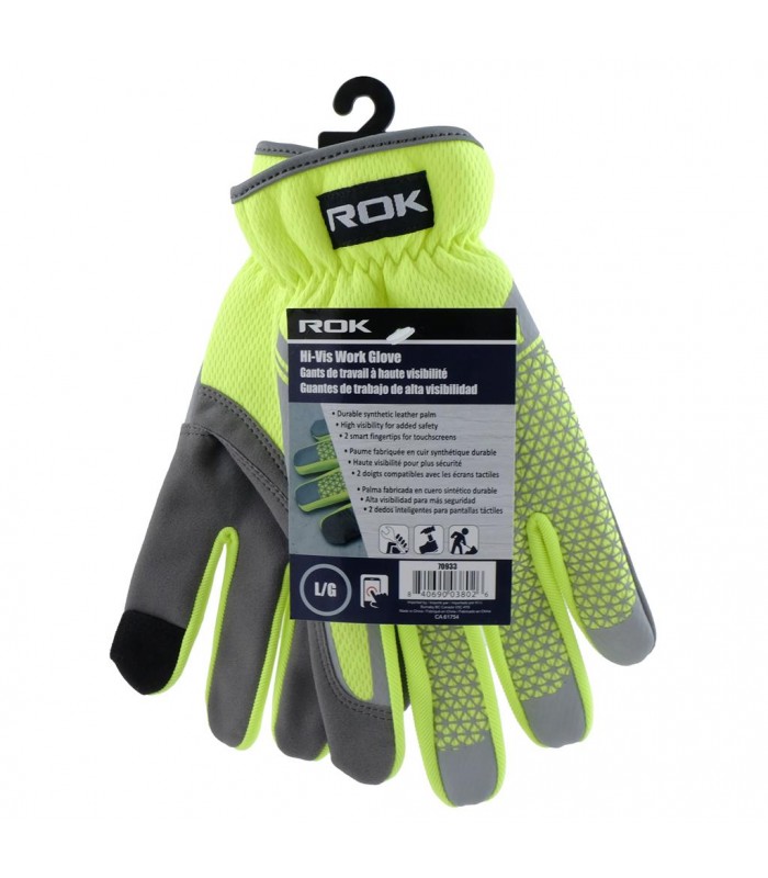 ROK High Visibility Work Glove - Large