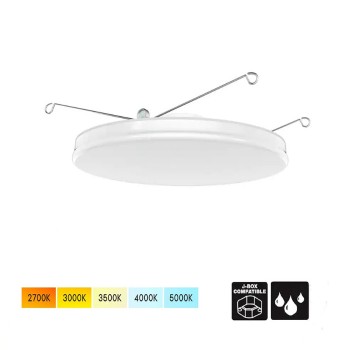 8 in. Dimmable Flush Mount LED Recessed Light - Round - CCT