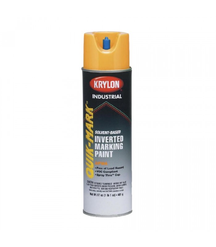 Peinture aérosol inversée pour marquage 482g Orange Fluorescente de Krylon