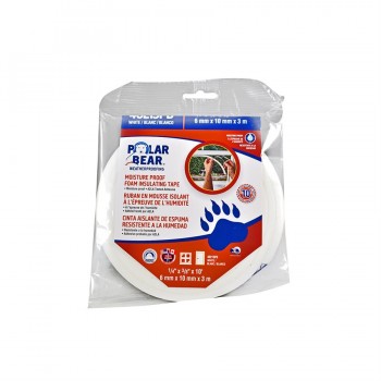 Polar Bear Foam Insulating Tape 1/4 in. x 3/8 in. x 10 ft.