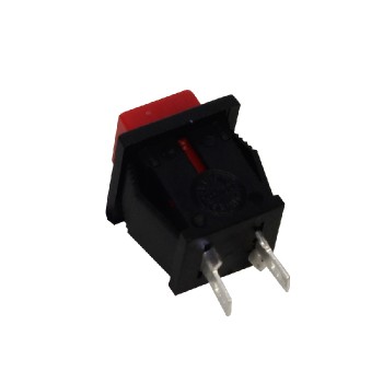 PureVolt Interrupteur à Poussoir Momentané Rouge NF 3A 125V