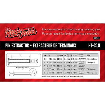 RedTools HT-319 Terminals Extractor for Molex