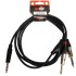 RedLink 1/4 in Stereo male to 2 x 1/4 in male mono cable - 1.8 M