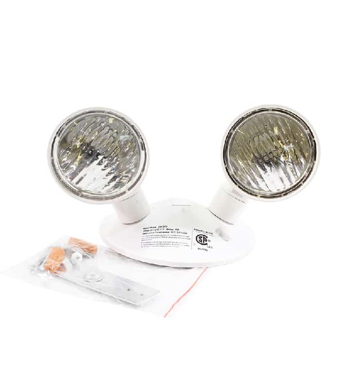 PureVolt Dual Head Emergency LED Light Unit - 6000K