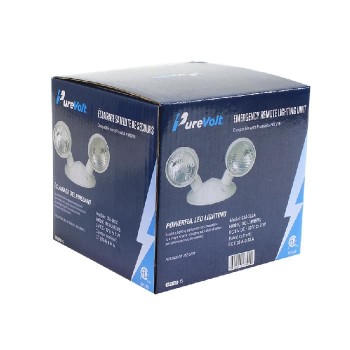 PureVolt Dual Head Emergency LED Light Unit - 6000K