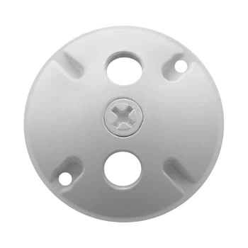 PureVolt Couvercle étanche pour support de lampe rond avec joint d'étanchéité - 4 po.