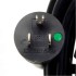 Extension Cord - Indoor - 16 AWG - 125V - 13A - Black - 1m