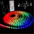 Ason Decor Sync to Music Flexible LED Strip with Remote Control - 12 V - 24 LEDs/m - IP65 - RGB Adressable - 5 m