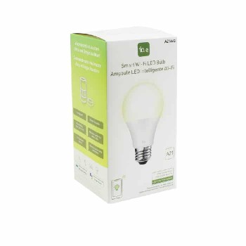 Wi-Fi Smart LED Bulb - A19 - 6.5W - E26 - White RGB