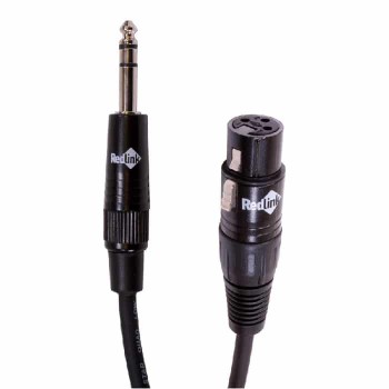 RedLink Câble balancé XLR femelle à 6.3mm mâle - 5m