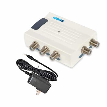 Ason Decor Amplificateur de signal VHF et UHF - 1 entrée/4 sorties