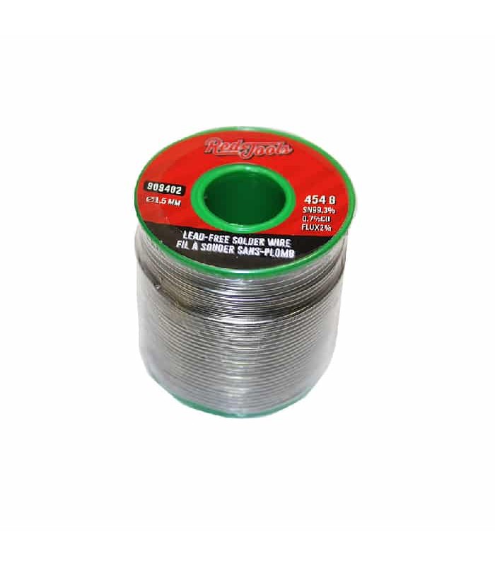 RedTools Lead-Free Solder Wire 0.8 mm - 454 g