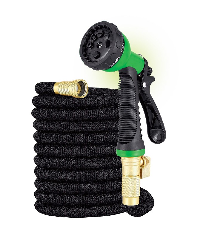 Ason Patio Expandable Garden Hose with 8-Pattern Water Pistol - 15 m