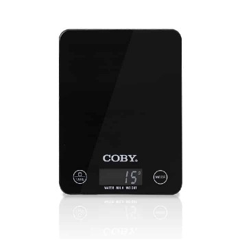 Coby Balance numérique - Capacité de 11lbs - Noir