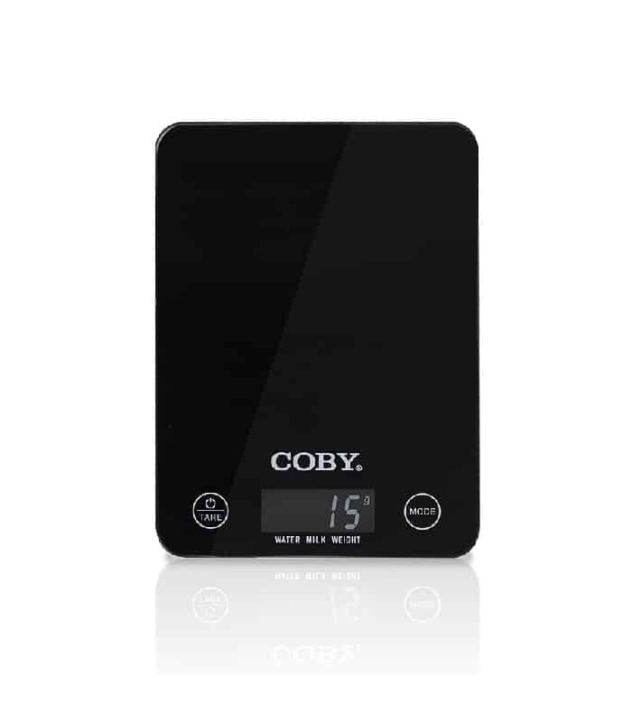Coby Digital Scale - 11lbs Capacity - Black